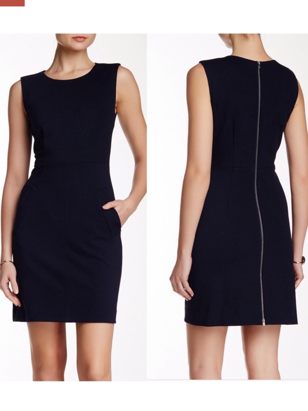 Diane von Furstenberg Carpreena Ponte Mini Dress Navy blue size 2